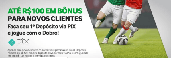 Bonus Betway 100 reais com PIX