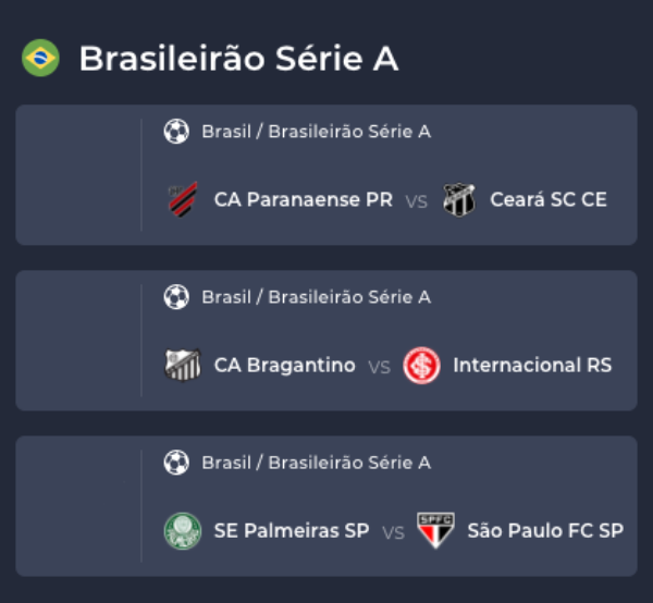 Bettilt Brasileirão Serie A 2020 Palmeiras São Paulo