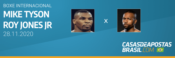Boxe Mike Tyson vs Roy Jones Jr Casa de Apostas Brasil