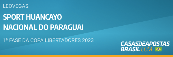 Primiera fase/jogo Copa Lbertadores 2023 - Sport Huancayo x Nacional do Paraguai