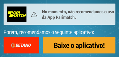 App Parimatch - Não recomendada - Baixe Betano