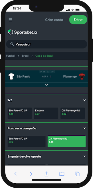 Sportsbet i App - Dica de apostas para a Apk de Sportsbet para a volta da final da Copa do Brasil