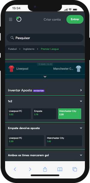 Sportsbet.io App - Dica de aposta na Premier League - 10 de Março 2024 - Liverpool x Manchester City