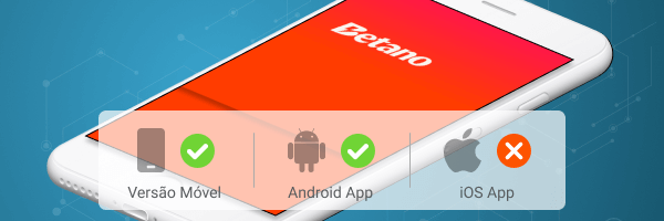 Betano app - Versão móvel e Android